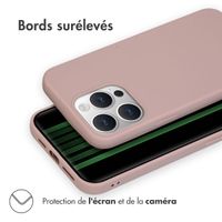 imoshion Coque Couleur iPhone 15 Pro Max - Dusty Pink