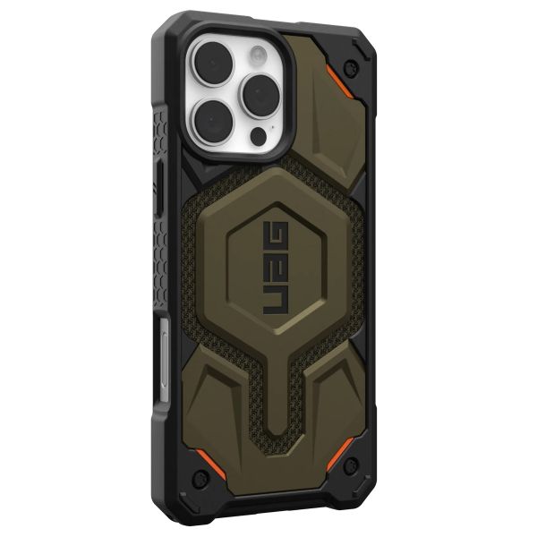 UAG Coque arrière Monarch Pro Apple iPhone 16 Pro Max - Kevlar Element Green