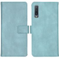 imoshion Étui de télephone portefeuille de luxe Samsung Galaxy A7 (2018) - Bleu clair