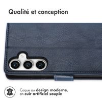 imoshion Étui de télephone portefeuille Samsung Galaxy S23 FE - Bleu foncé