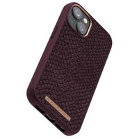 Njorð Collections Coque Salmon Leather MagSafe iPhone 14 - Rust