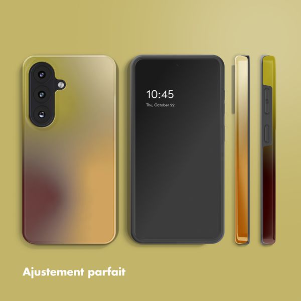Selencia Coque arrière Vivid Samsung Galaxy S26 - Gradient Olive Dust