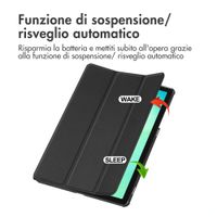 imoshion Coque tablette Trifold Samsung Galaxy Tab A11 Plus - Noir