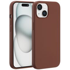 Accezz Coque Liquid Silicone avec MagSafe iPhone 15 - New Tea Brown