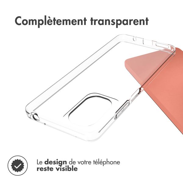 Accezz Coque Clear Motorola Moto G04 / G24 - Transparent