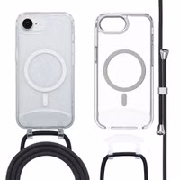 imoshion Coque MagSafe avec cordon amovible Apple iPhone 16e - Transparent