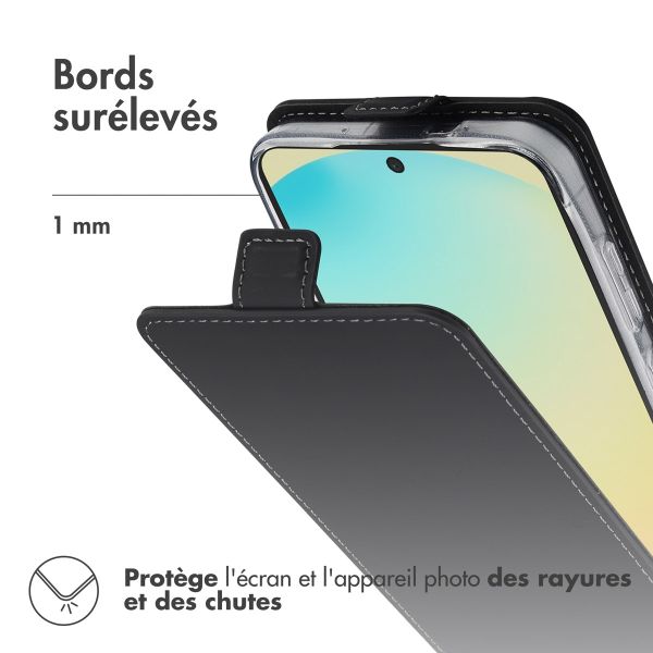 Accezz Étui à rabat Samsung Galaxy S25 FE - Noir