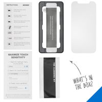 Accezz Protection d'écran en verre trempé Glass + Applicateur Apple iPhone 12 Pro Max