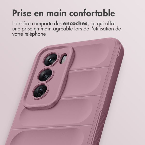 imoshion Coque arrière EasyGrip Oppo Reno 12 - Violet