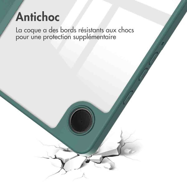 imoshion Coque tablette rigide Trifold Samsung Galaxy Tab A9 8.7 pouces - Vert