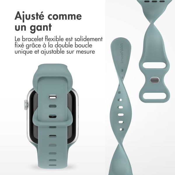 imoshion Bracelet en silicone⁺ Apple Watch Series 1 á 10 / SE / Ultra (2) (44/45/46/49 mm) - Cactus - Taille M/L