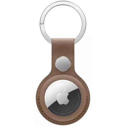 Apple Porte-clés en tissage fin Apple AirTag - Taupe