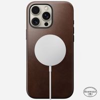 Nomad Coque Modern Horween Leather Apple iPhone 16 Pro Max - Rustic Brown