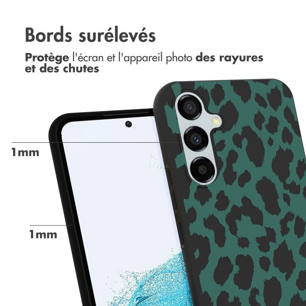 imoshion Coque Design Samsung Galaxy A54 (5G) - Léopard - Vert / Noir