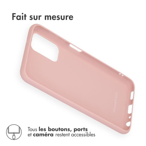 imoshion Coque Couleur Samsung Galaxy A13 (4G) - Dusty Pink