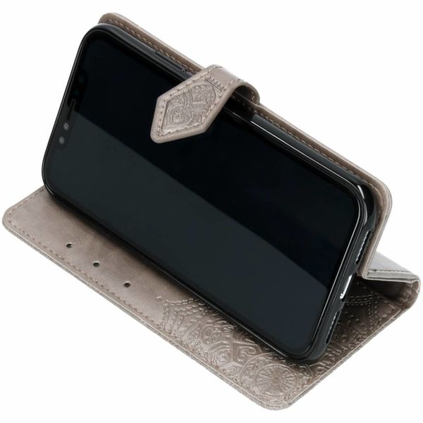 Etui de téléphone portefeuille Mandala iPhone Xr