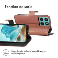 imoshion Étui de téléphone portefeuille Motorola Edge 60 Pro - Marron