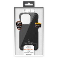 UAG Coque Metropolis LT MagSafe iPhone 14 Pro - Kevlar Black