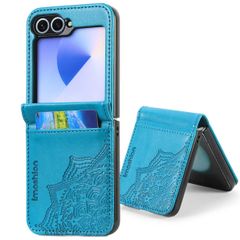 imoshion Mandala Bookcase Samsung Galaxy Z Flip 6 - Turquoise