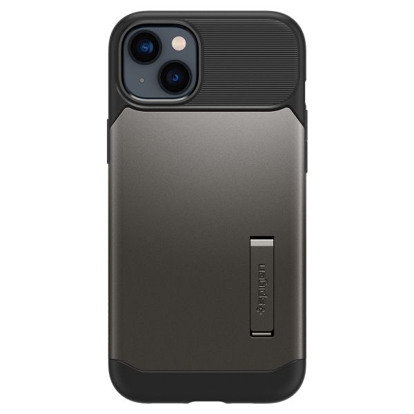 Spigen Slim Armor Backcover iPhone 14 - Gunmetal