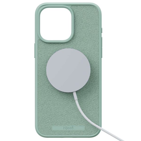 Njorð Collections Coque en tissu MagSafe iPhone 15 Pro Max - Turquoise