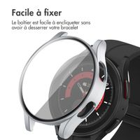 imoshion Coque rigide à couverture complète Samsung Galaxy Watch 4 - 40 mm - Argent