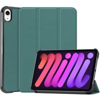 imoshion Coque tablette Trifold iPad Mini 7 (2024) / iPad Mini 6 (2021) - Vert foncé