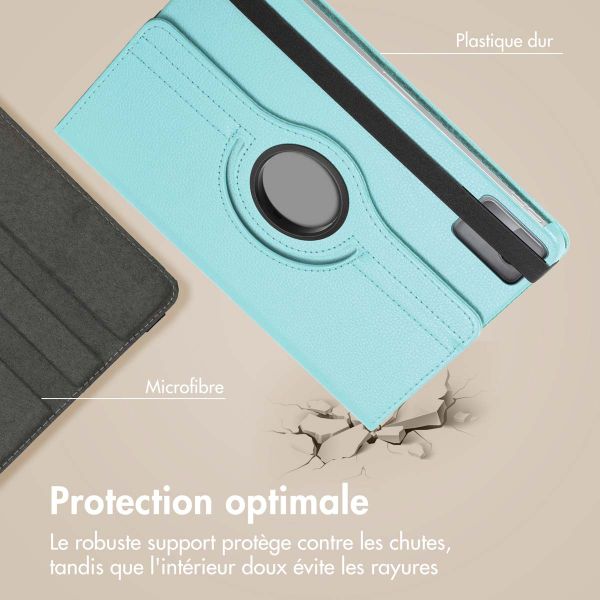 imoshion Coque tablette rotatif à 360° Lenovo Tab M11 - Bleu clair