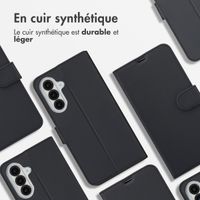 Accezz Étui de téléphone portefeuille Wallet Samsung Galaxy A36 - Noir