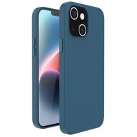 Accezz Leather Backcover avec MagSafe Apple iPhone 14 Plus - Bleu foncé