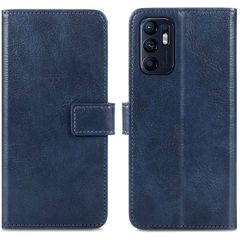 imoshion Étui de téléphone portefeuille Luxe Oppo Reno 6 5G - Bleu foncé