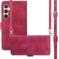 imoshion Etui de téléphone portefeuille avec cordon Samsung Galaxy S24 - Rouge