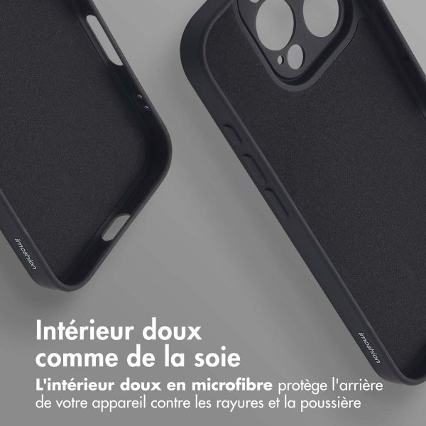 imoshion Coque Couleur avec MagSafe Apple iPhone 16 Pro Max - Noir