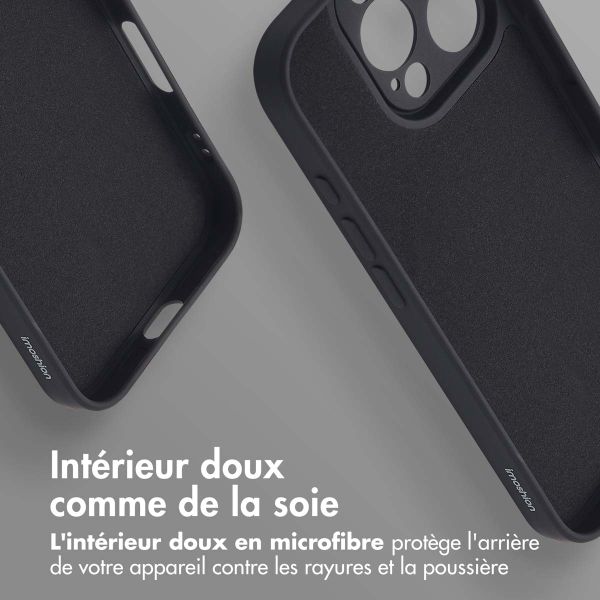 imoshion Coque Couleur avec MagSafe iPhone 16 Pro Max - Noir