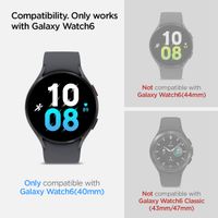 Spigen Protection d'écran EZ FIT Glas.tR avec applicateur Samsung Galaxy Watch 6 - 40 mm - Transparent