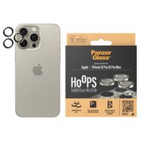 PanzerGlass Protection Caméra Hoops Optic Rings Apple iPhone 15 Pro / 15 Pro Max - Natural Metal