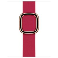 Apple Leather Band Modern Buckle Apple Watch Series 1-9 / SE - 38/40/41 mm / Series 10 - 42 mm - Taille L - Raspberry