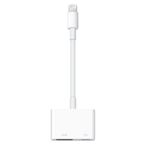 Apple Lightning - Adaptateur HDMI Digital AV - Blanc