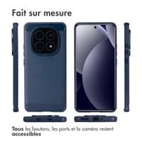 imoshion Coque Brushed Xiaomi Redmi Note 15 Pro (5G) - Bleu foncé