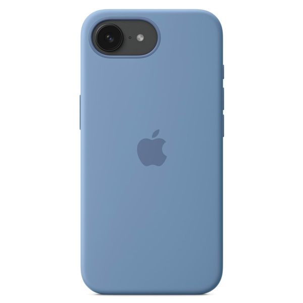 Apple Coque en silicone MagSafe iPhone 16e - Winter Blue