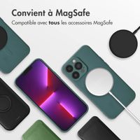 imoshion Coque Couleur avec MagSafe Apple iPhone 13 Pro - Vert foncé