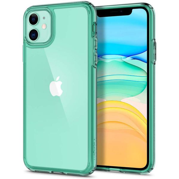 Spigen Coque Ultra Hybrid iPhone 11 - Vert