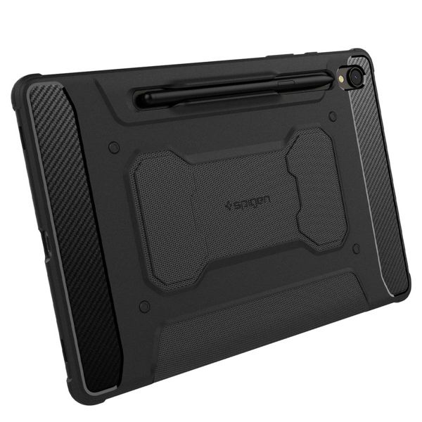 Spigen Coque tablette Rugged Armor Pro Samsung Galaxy Tab S9 11.0 pouces - Noir