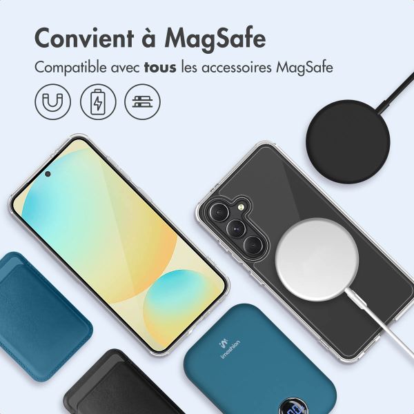 imoshion Coque arrière de protection avec MagSafe Samsung Galaxy S24 FE - Transparent