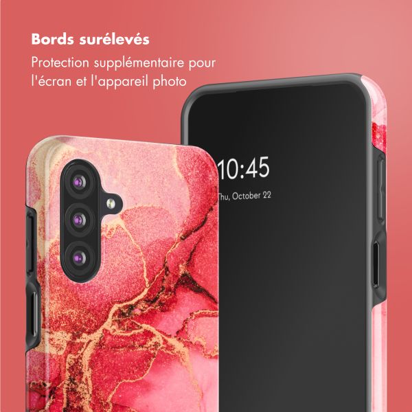 Selencia Coque arrière Vivid Samsung Galaxy A26 - Rosy Marble