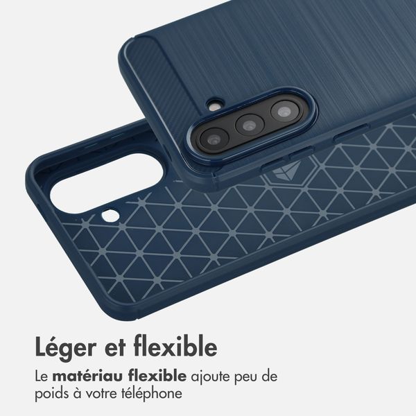 imoshion Coque Brushed Samsung Galaxy A57 (5G) - Bleu
