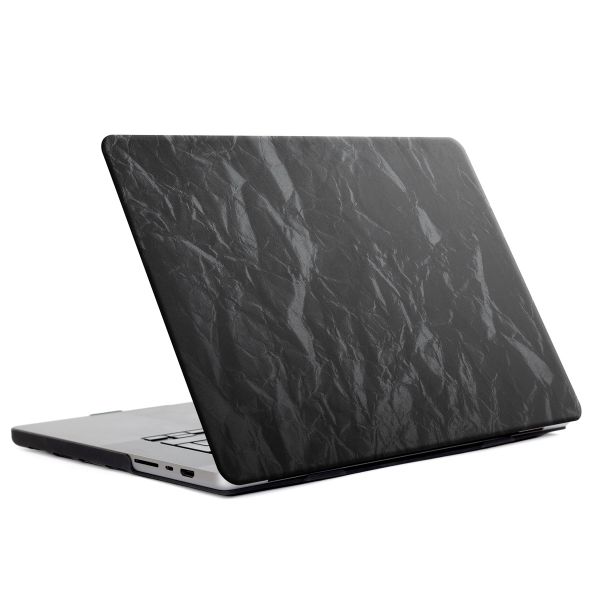 Selencia Coque en velours MacBook Air 13 pouces (2018-2020) - A1932 / A2179 / A2337 - Noir