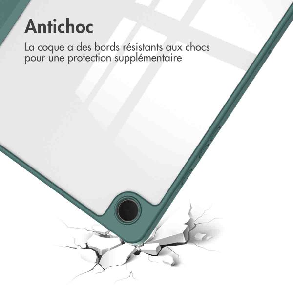 imoshion Coque tablette rigide Trifold Samsung Galaxy Tab A9 Plus - Vert