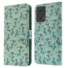 imoshion Étui de télephone portefeuille Design Motorola Moto G24 Power - Blue Flowers