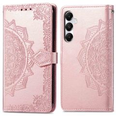 imoshion Etui de téléphone portefeuille Mandala Samsung Galaxy A35 - Rose Dorée